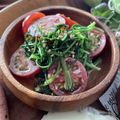 ＊Ginger＊'s cooksnap of when they made おかひじきとトマトのサラダ.