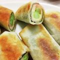 キッチンヒロぴろ's cooksnap of when they made パリトロ♡アスパラ、ハム、チーズの春巻き.