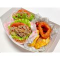 tachutachu's cooksnap of when they made ハンバーガーの包み紙の作り方♪.