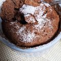 ★ゆむ★'s cooksnap of when they made レンジ☆おからパウダーでココアケーキ風.