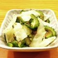 かなりんココりん's cooksnap of when they made ゴーヤとキャベツのお浸し「ゴーキャ」.