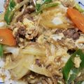 クックHBQ370☆'s cooksnap of when they made ランチ◎簡単♪牛こまと葱☆すき焼き風牛丼.