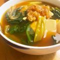 まねけんだ's cooksnap of when they made 栄養満点！ほうれん草と豆腐のピリ辛煮❀.