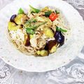 めみたん☆'s cooksnap of when they made 豚肉となすとオクラのスタミナそうめん♬.