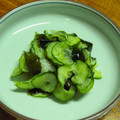 花いちもん's cooksnap of when they made きゅうりとわかめの酢のもの.
