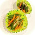 悠LOVE航's cooksnap of when they made お弁当の副菜に！！オクラのおかか胡麻和え.
