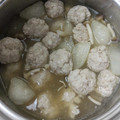 クックOQ9L1B☆'s cooksnap of when they made ふわふわ肉団子と冬瓜のさっと煮.
