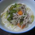 どんころ's cooksnap of when they made あったか♪　ちゃんぽん風うどん.