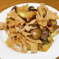 vabochan's cooksnap of when they made 豚バラ&ナス&ピーマンの味噌炒め.