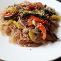 おこにゃんこ's cooksnap of when they made 簡単材料～麺もちもちチャプチェ～自信作！.
