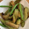 ポメちょん's cooksnap of when they made なすといんげんのナンプラー炒め.