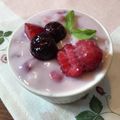こつゆ514's cooksnap of when they made 冷凍ミックスベリーのヨーグルト.