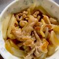 ねこのみーちゃん's cooksnap of when they made 薄切り豚ロースのもっちり生姜焼き.