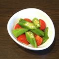 のりたま☆'s cooksnap of when they made トマトとオクラのポン酢ごま和え.