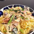YUKAbuudaZ's cooksnap of when they made 絶賛☆濃厚チーズクリームパスタ♪.