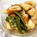 バウチャン's cooksnap of when they made モロッコいんげんと油揚げ＆ちくわの煮物.