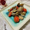 Laufen's cooksnap of when they made あさりのワイン蒸し.