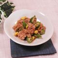 クックHG9V8Y☆'s cooksnap of when they made オクラ･ツナ･コーンのごま和え☆弁当に.