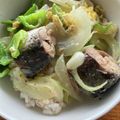 きゃろぽて's cooksnap of when they made サバ缶　まかない丼.