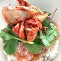 あおむし26's cooksnap of when they made 旨辛ネギトロキムチ丼.