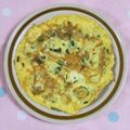 mmameco's cooksnap of when they made ゴーヤのワタのチヂミ風卵焼き.