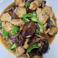 クック35FR7T☆'s cooksnap of when they made なすと鶏肉のガリバタ炒め.