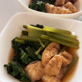 neko626's cooksnap of when they made 小松菜と油揚げのさっと煮.