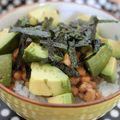 マロン０２'s cooksnap of when they made 夏はこれ！！アボガド＆納豆ごはん.
