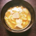 milestone★'s cooksnap of when they made 身体に優しい　豆腐と油揚げの味噌汁.