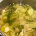 クックOOLW1T☆'s cooksnap of when they made きゃべつと長ねぎのとろとろスープ.