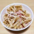 みるく大福's cooksnap of when they made ペンネとカニかまのサラダ.