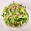 azbjbn's cooksnap of when they made きゅうりと香味野菜(しそ茗荷生姜)和え.