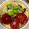 ☆すぬぴっぴ☆'s cooksnap of when they made トマトと枝豆の冷たい茶碗蒸し.