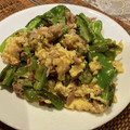 なかゆきみん's cooksnap of when they made ☼四角豆（うりずん）とツナの卵炒め.