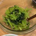 犬Gyami's cooksnap of when they made 小松菜のナムル.