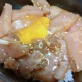 まーく71's cooksnap of when they made 簡単マグロユッケ丼.