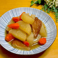 ルパンのかあさん☆彡's cooksnap of when they made 大根、にんじんとさつま揚げの煮物.