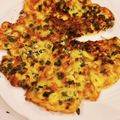 むむむん's cooksnap of when they made ゴーヤのワタのチヂミ風卵焼き.