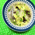 ふたごゆき's cooksnap of when they made 白菜ときくらげのあったかスープ♥.