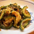 ちょこふみ's cooksnap of when they made 常備菜☆ゴーヤと油揚げの甘辛炒め.