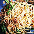 トセーちゃんの娘's cooksnap of when they made お家にあるもので！簡単和風パスタ！.