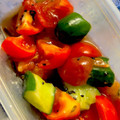 9ma9ma's cooksnap of when they made トマトときゅうりの中華風サラダ.