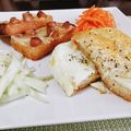 もてぃもてぃこ's cooksnap of when they made 簡単朝食♪ずぼらなエッグチーズトースト.