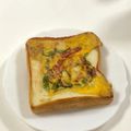 クックP8KGHH☆'s cooksnap of when they made 母直伝☆絶品☆美味すぎるホットサンド.