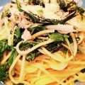 ゆき1110's cooksnap of when they made 水菜としらすのスパゲッティ.