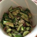 sayazu's cooksnap of when they made たたききゅうりのさっぱり梅和え.