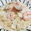 みっくママ's cooksnap of when they made ☆春キャベツと海老のゆずこしょうパスタ☆.