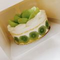 千代備's cooksnap of when they made シャインマスカットのレアチーズケーキ.