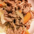 yukksmi's cooksnap of when they made 塩ダレ肉野菜炒め.