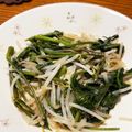 うららラベンダァ's cooksnap of when they made 空芯菜のガリバタ炒め.